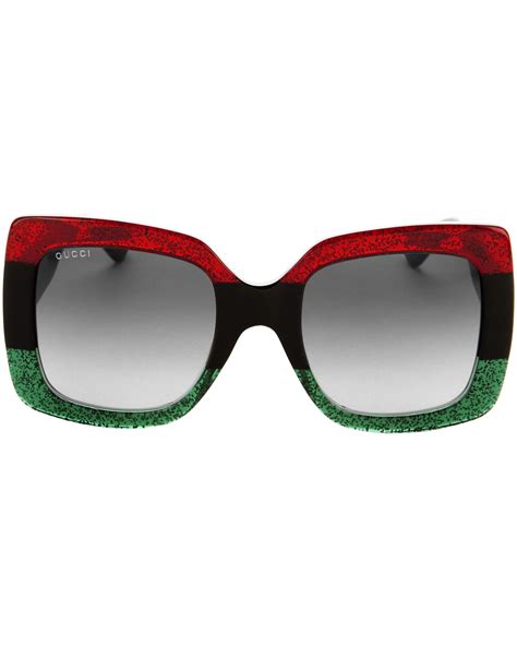 gucci sunglasses with glitter|unisex gucci sunglasses.